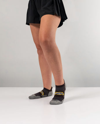 TCK socks Western Michigan Broncos Tour No Show Tab Socks - Made in USA