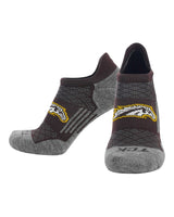 TCK socks Western Michigan Broncos Tour No Show Tab Socks - Made in USA