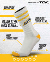 TCK socks Western Michigan Broncos | Vintage | NCAA Mens and Womens Soft Cotton Sock