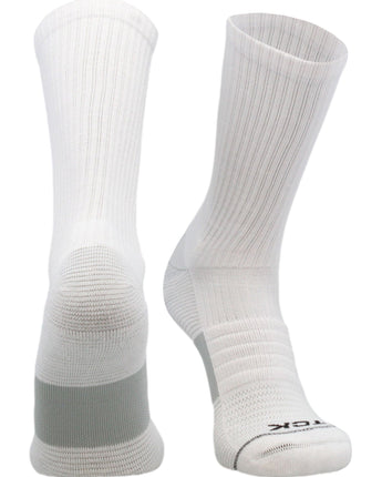 TCK socks White-1 Pack / Medium TCK 365 Everyday Crew Socks For Men and Women - Single Pack