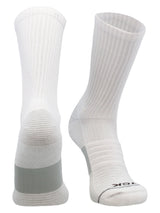 TCK socks White-1 Pack / Medium TCK 365 Everyday Crew Socks For Men and Women - Single Pack