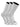TCK socks White-3 Pack / Large Athletic Crew Socks 3-pack - Made with Recycled Yarns