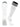 TCK socks White/Black / Large Premier Soccer Sock with Fold Down Stripes