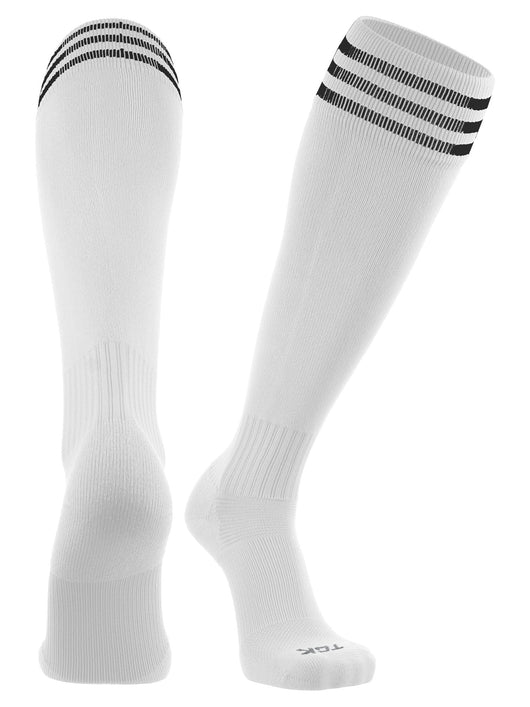 TCK socks White/Black / Medium Finale 3-Stripe Soccer Socks