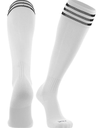 TCK socks White/Black / Medium Finale 3-Stripe Soccer Socks