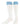 TCK socks White/Columbia Blue / Large Finale 3-Stripe Soccer Socks