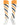 TCK socks White/Gold/Black / Small Candy Stripe Knee High Softball Socks