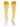 TCK socks White/Gold/Gold / Small Candy Stripe Knee High Softball Socks