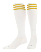 TCK socks White/Gold / Medium Finale 3-Stripe Soccer Socks