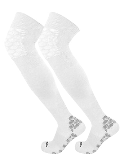 TCK socks White / Large (9-12 Shoe Size) High Performance Over The Knee Socks