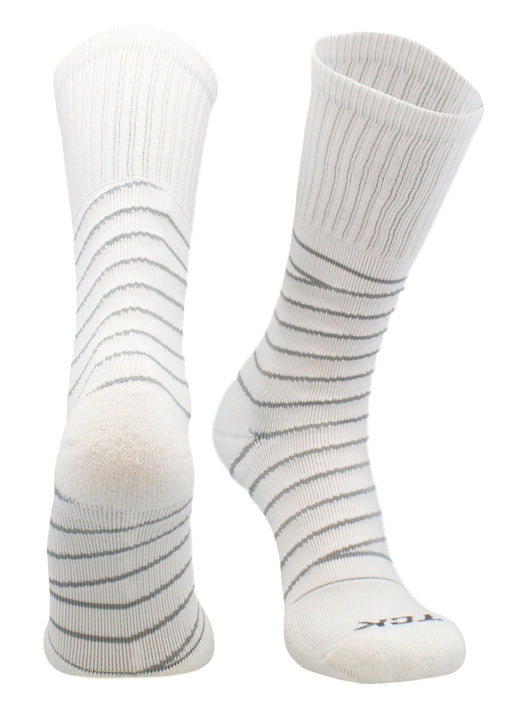 TCK socks White / Large Ankle Tape Socks - Engineered for Basketball & Football