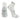 TCK socks White / Large Athletic Performance Ankle Socks for Men and Women