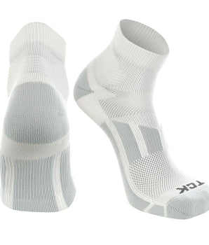 TCK socks White / Large Athletic Performance Ankle Socks for Men and Women