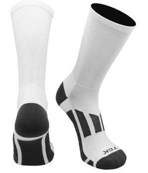 TCK socks White / Large Elite Performance 2.0 Crew Socks For Sports