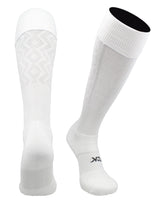 TCK socks White / Large Premier Soccer Sock with Fold Down Top