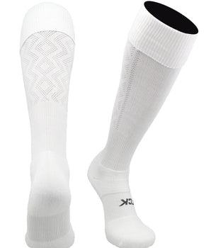 TCK socks White / Large Premier Soccer Sock with Fold Down Top