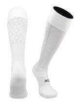 TCK socks White / Large Premier Soccer Sock with Fold Down Top