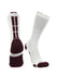 TCK socks White/Maroon / Large Baseline 3.0 Athletic Crew Socks