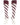 TCK socks White/Maroon/Maroon / Small Candy Stripe Knee High Softball Socks