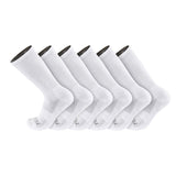 TCK socks White / Medium Work & Athletic Crew Socks for Men & Women – Cushioned, Seamless Toe, Moisture Wicking Boot Sock, Supportive Arch