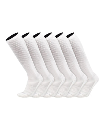 TCK socks White / Medium Work & Athletic Over The Calf Socks 6-pack