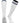 TCK socks White Navy / Medium Euro Style 3 Stripe Soccer Socks With Fold Down Top