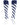 TCK socks White/Navy/Navy / Small Candy Stripe Knee High Softball Socks