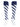 TCK socks White/Navy/Navy / Small Candy Stripe Knee High Softball Socks