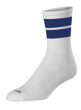TCK socks White/Navy / X-Large Motion 2 Stripe Crew Socks