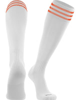 TCK socks White/Orange / Medium Finale 3-Stripe Soccer Socks