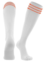 TCK socks White/Orange / Medium Finale 3-Stripe Soccer Socks