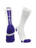 TCK socks White/Purple / Large Baseline 3.0 Athletic Crew Socks