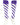 TCK socks White/Purple/Purple / Large Candy Stripe Knee High Softball Socks