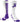 TCK socks White/Purple / Small Cancer Awareness Purple Ribbon Crew Socks