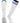 TCK socks White Royal / Large Euro Style 3 Stripe Soccer Socks With Fold Down Top