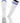 TCK socks White Royal / Large Euro Style 3 Stripe Soccer Socks With Fold Down Top