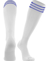 TCK socks White/Royal / Medium Finale 3-Stripe Soccer Socks