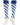 TCK socks White/Royal/Royal / Large Candy Stripe Knee High Softball Socks