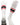 TCK socks White/Scarlet/Black / Large TCK Performance Baseball Socks Dugout Pattern E