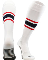 MadSportsStuff x TCK Made in USA Bold Center Stripe Dugout Socks