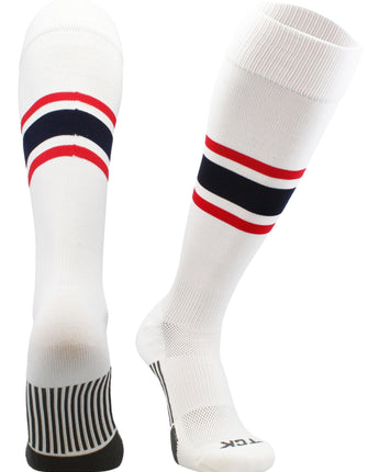 MadSportsStuff x TCK Made in USA Bold Center Stripe Dugout Socks