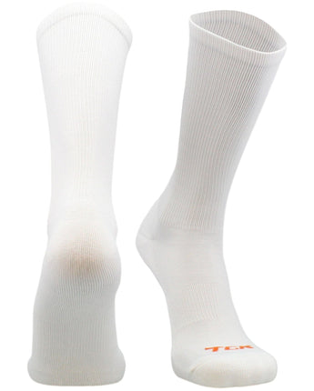 TCK socks White / Small Athletic Prosport Performance Crew Socks For All Sports