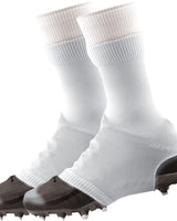 TCK socks White / Small Football Spats Cleat Covers