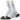 TCK socks White / Small Football Spats Cleat Covers
