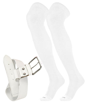 Prosport Over the Knee Socks and Belt | Uniform Combo Set
