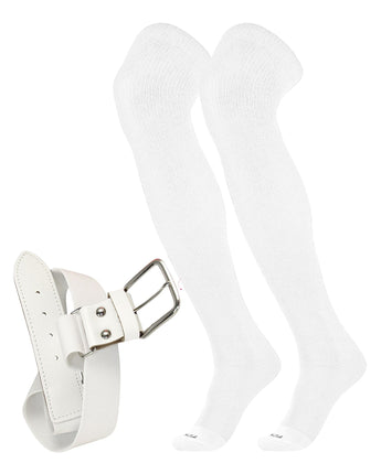 Prosport Over the Knee Socks and Belt | Uniform Combo Set
