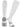 TCK socks White / Small Scrunch Football Socks For Boys and Men