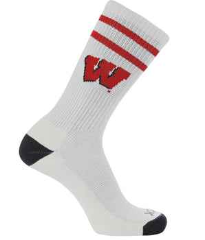 TCK socks Wisconsin Badgers / Large Wisconsin Badgers | Vintage | NCAA Mens and Womens Soft Cotton Sock