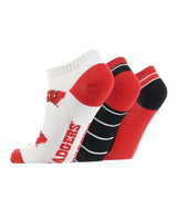TCK socks Wisconsin Badgers No Show Socks Full Field 3 Pack