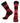 TCK socks Wisconsin Cardinal/Black / Large Wisconsin Badgers Socks Game Day Striped Crew Socks